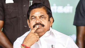 edappadi palanisamy admitted in hospital