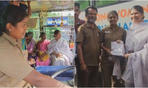 First woman bus driver sacked!! Pain caused by DMK MP!!